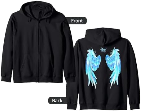 Amazon.com: Angel Wings Zip Hoodie : Clothing, Shoes & Jewelry