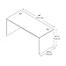 Bush Business Furniture Series C 66W x 30D Office Desk in Natural Cherry