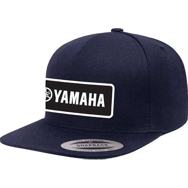 Cappello Snapback Yamaha Grigio E Bianco – Taglia Unica, Bambino, Lettere Blu