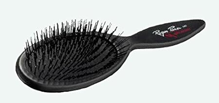 Roger Para oval schwarz antistatisch 11-reihig Nylonborste 1 x Massage-Pneumatikbürste