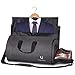 Carry on Garment Bag Large Duffel Bag Suit Travel Bag Weekend Bag Flight Bag with Shoe Pouch for Men Women (Dark Grey)