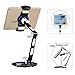 suptek Aluminum Tablet Desk Stand for iPad, iPhone, Samsung, Asus and More 4.7-11 inch Devices, 360° Flexible Cell Phone Holder Mount, Good for Bed, Kitchen, Office (YF208D)
