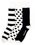 Noble Mount Men's Combed Cotton Dress Socks (3 Pack)