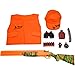 Adventure Force 15-Piece Light & Sound Sportsman Deluxe Hunting /Action Roleplay Set, for Children Ages 5 & Up