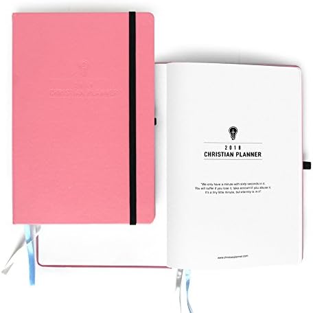 The Christian Planner 2018: Weekly, Monthly, Daily Planner and Bible Journal (Bubblegum Pink)