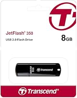 Transcend 8GB JetFlash 350 USB 2.0 Flash Drive Portable Memory Stick TS8GJF350 view 2