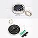 Forthcan 6 Pack Solar Mason Jar Lights, 10 Led String Fairy Firefly Lights Lids Insert for Regular Mouth Jars, Mason Jar,Patio,Lawn,Garden Decor (Mason Jar & Handle Not Included) (6, Colorful-Steady)