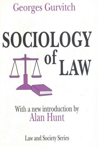 Sociology of Law (Law and Society Series)