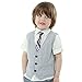 kilofly Pre-tied Adjustable Neck Strap Tie Boys Baby Necktie Value Set of 5