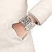 D EXCEED Womens Bohemian Lace Bracelet Vintage Filigree Cuff Bangle Bracelet Wide Stretch Rhinestone Bracelets for Ladies