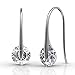 Valentine Platinum or Gold Plated Sterling Silver Crystal Stud Earrings with Swarovski Elements