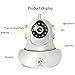 JOOAN WiFi Security Camera IP Inddor Home Camera Wireless with Two-Way Audio Night Vision 720P Camera for Pet Baby Monitor