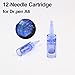Dr.Pen A6 Replacement Cartridges 25 Pcs for Face (12 bayonet Slot)