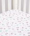 Honey Baby Pink Elephant Toddler Bed or Crib Sheets 2-Pack (100% Cotton)