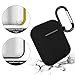 Airpods Case Cover, 6 in 1 Silicone Protective Airpod Case Accessories Airpods Headphone Case with Keychain, for Apple AirPods 2 & 1 Charging Case，BTMAGIC Support Ｗireless Charging (Black)thumb 2