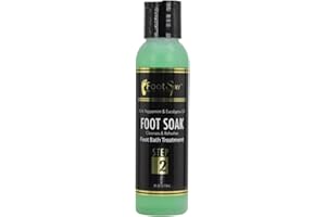 FOOTSPA FOOT SPA - Foot Soak, Cleanses, Softens, and Refreshes - Made with Eucalyptus and Peppermint Oil – 4 Oz