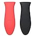 Hibery 2 Pcs, Heat Protecting Hot Holder Silicone Pot Handle Cover for Cast Iron Skillets & Metal Frying Pans, Two Colors
