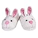 Classic Bunny Slippers - Plush Rabbit Animal Slippers - (Medium)