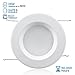 TORCHSTAR 12-Pack 5/6 Inch LED Recessed Downlight, Baffle Trim, Dimmable, 15W (120W Eqv.), CRI 90, UL Listed, 1100lm, 5000K Daylight, Simple Retrofit Installation