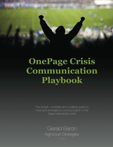 One Page Crisis Communication Playbook