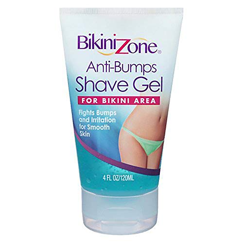 Bikini Zone Anti-Bumps Shave Gel 4 oz, 2 pk