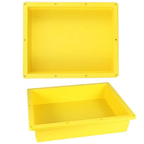 image for Suteck 16″ x 20″ Yellow Rectangle Shower Niche - Single Shelf Show