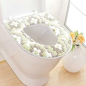 Taosheng zachte badkamer toiletzitting Closestool Wasbare Warmer Mat Cover Pad Kussen Badkamer Toilet Toilet Toilet Seat…