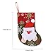 Set of 12 Mini Christmas 3D Stockings Gift & Treat Bags for Christmas Tree Decoration