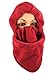 Novasport Women's Balaclava Hooded Face Mask Fleece (Red)