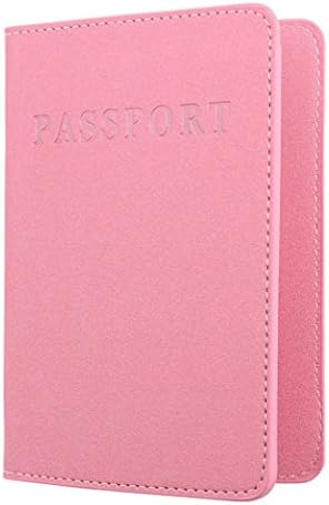 Daoroka Card Pocket Women, Travel Passport ID Card Cover Holder Case Protector Organizer Slim Card Holder Wallet (14.2cm x 9.8cm, B)
