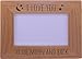 CustomGiftsNow I Love You to The Moon and Back - Engraved Tabletop/Hanging Alder Wood Photo Picture Frame (4x6-inch Horizontal)