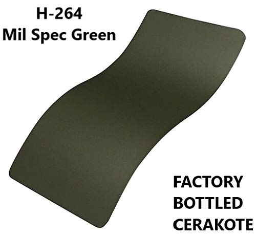 Cerakote H-Series Factory Bottled - Baked Firearm Coating - 118 ml (4 OZ Bottle) (H-264: Mil Spec Green)