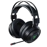 Razer Nari Wireless 7.1 Surround Sound Gaming Headset: THX Audio - Auto-Adjust Headband & Swivel Cups - Chroma RGB - Retractable Mic - for PC, PS4, Xbox One - Black