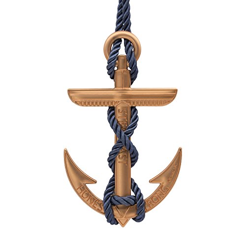 Hallmark Metal Signature Premium Anchor Ornament Beachfront Decor