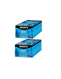 Sony dvc60prl Mini DV Tape 60 min Premium Data Cartridge 10 paquetes