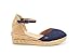 Viscata Pubol Espadrille Canvas Low Wedges with Ankle Strap Spain Handmade 2” Heel Women's Sandals with Breathable Organic Cotton Canvas and 100% Natural Jute for all Occasions: Casual, Work, Party