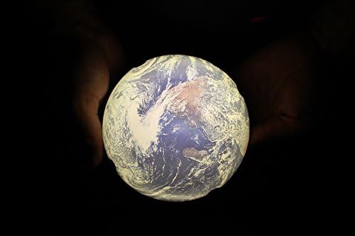 Night Light Projector Lamp, Romantic Cosmos Color Changing Projector, 360 Degree Rotating Portable LED Night Light for Kids and Adults Bedroom, Baby Nursery, Living Room (Earth)