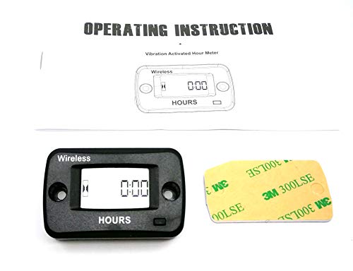 Jayron Vibration Activated Hour Meter Wireless