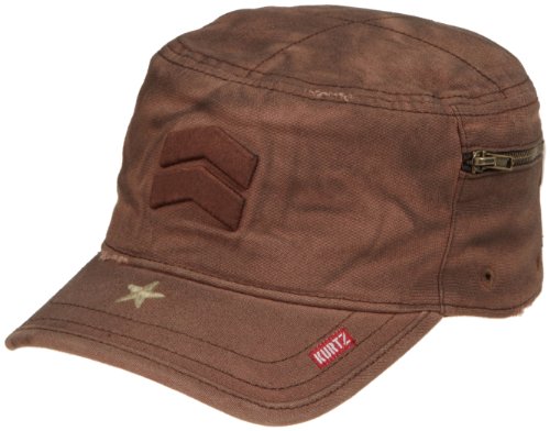 A.Kurtz Mens Fritz Oiled Baseball Cap, Brown Medium