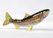 LX Handpainted Rainbow Trout Statue Game Fish Replica 10