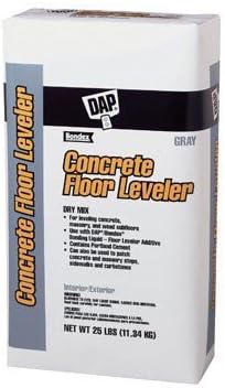Dap Concrete Floor Level And Patch Liquid 4 5 Hr Gray 25 Lb