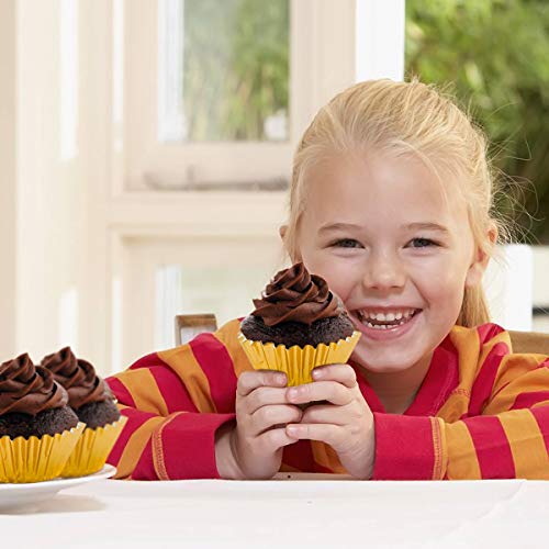 1000 PCS Cupcake Liners 1.25 inches Mini Foil Baking Cups Wrapper Muffin Cases Gold and Silver Tulip Paper Cups for Baby Shower, Birthday Party, Weddings Decorations (Silver,Gold,Rose Gold,Black) - Thumbnail 6