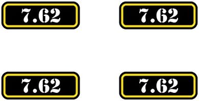 fagraphix (4X) 7.62 Ammo Can Sticker Set Decal Molon Labe Bullet 762 Type 2 FA Vinyl