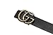 Fashion G-Style Gold Buckle Unisex Belt for Men or Women [3.8cm Belt Width] (110cm (Waist 32