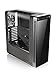 Thermaltake View 27 Black Edition Gull Wing Window SPCC ATX Mid Tower Tt LCS Certified Computer Chassis with Red LED Riing Fan CA-1G7-00M1WN-02