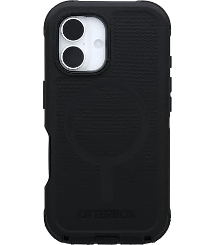 Amazon.com: OtterBox iPhone 16 Defender Series Case - Black
