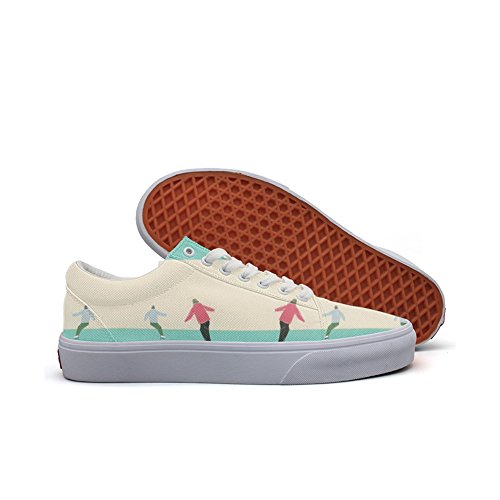 Ouxioaz womens Skateboarding Shoes Canvas skateboard illustr