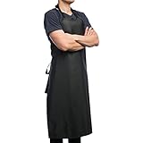 Waterproof Rubber Vinyl Apron - Upgraded 2018 Heavy Duty Model - Best for Staying Dry When Dishwashing, Lab Work, Butcher, Dog Grooming, Cleaning Fish, Projects - Industrial Chemical Resistant Plastic