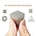 Magnetic Cube,3mm 512pcs Magnet Cube Intellectual Toy Stress Relief & Magnet Desk Toy for Children and Adults