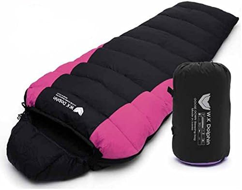 Woo Kyung Industrial Camping Sleeping Bag Ultralight / Camping Sleeping Bag / Outdoor Sleeping Bag /Sports Bag (Pink)